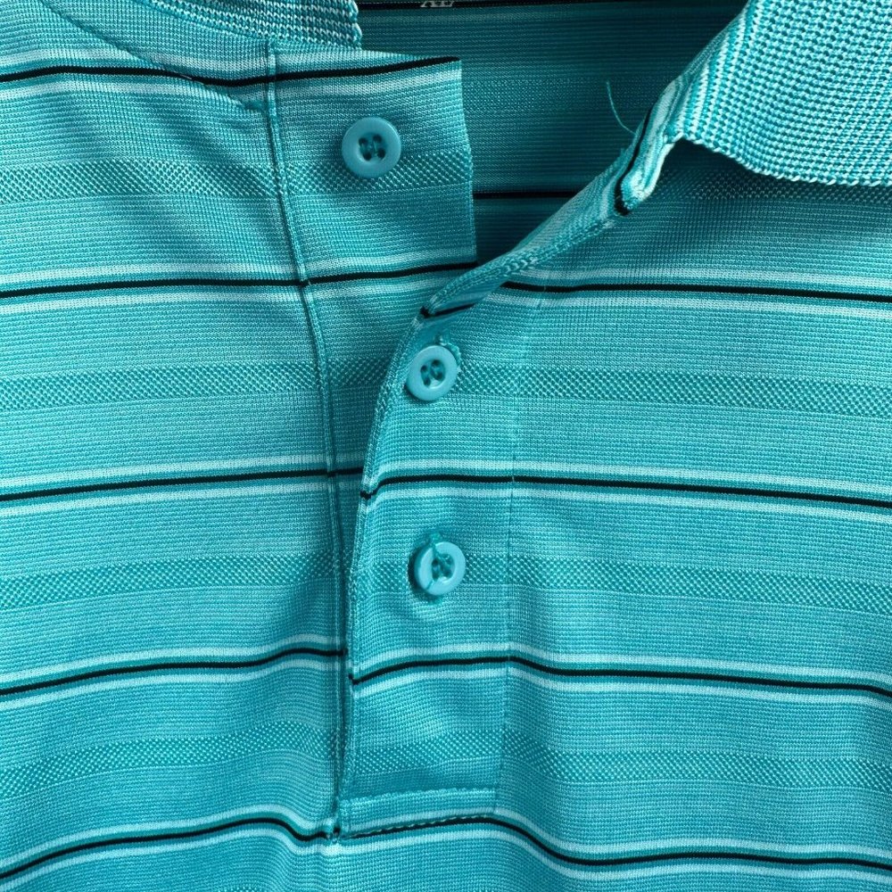 Princess Cruises Shirt Mens Extra Large XL Polo Blue Striped Lightweight Casual - Picture 4 of 9